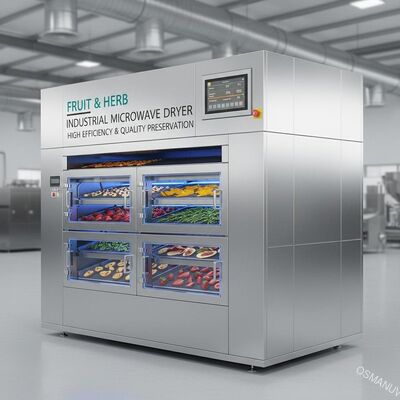 Industrial Microwave Fruit Dryer & Herb Dryer Machine | High Efficiency & Quality Preservation