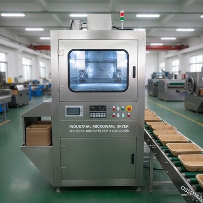 Industrial Microwave Dryer For Lunch Box Paper Tray Card board