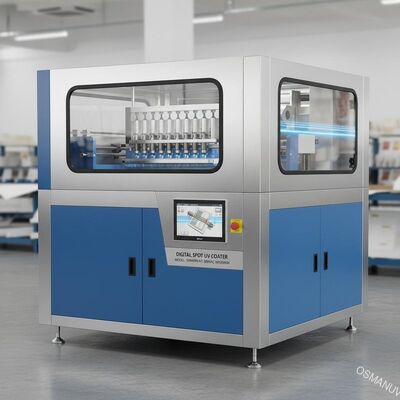 Digital Spot Uv Coating Machine Spray Paint 380VAC W1300mm