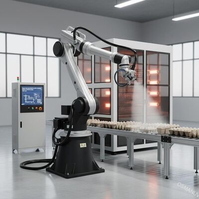 Pulp Molding Robotic Spray Painting System 380V 50HZ
