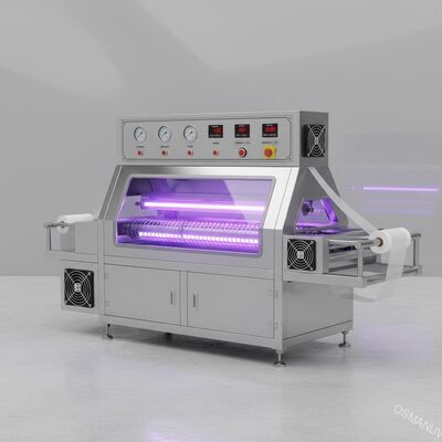 18KW SS304 Mesh Belt UV Curing Machine For Film / Paper