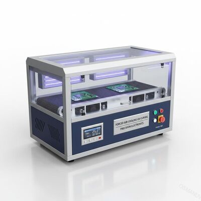 Forced Air Cooling UV Curing Machine 380V For Precision Electronic Products