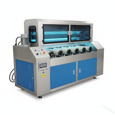 10m/Min Uv Roller Coating Machine , 3KW Uv Coating And Curing Machine