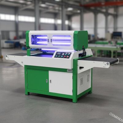 25KW 50HZ Durable Two Lamps UV Light Curing Machine Green And White