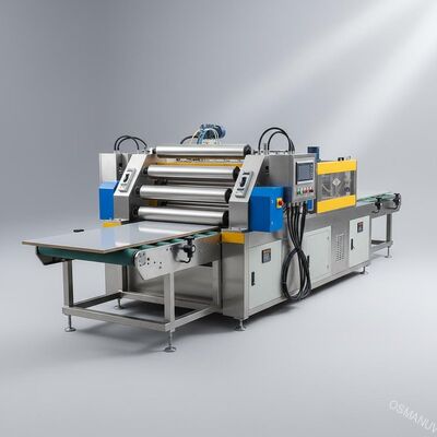 8KW Power Roller Coating Equipment For PVC Floor Laminating Board