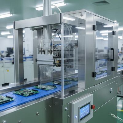Pneumatic Curtain Coating Machine Conveying For Electronic Industry