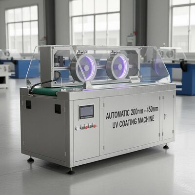 Automatic 200nm - 450nm UV Coating Machine With BKC Thermostat