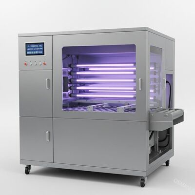 PLC Control Tec Lighting UV Coating Machine 380VAC
