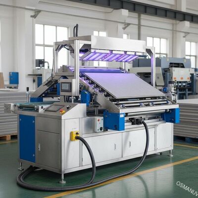 UV Coating Machine 90deg Rotating Electric For cement Fiberboard