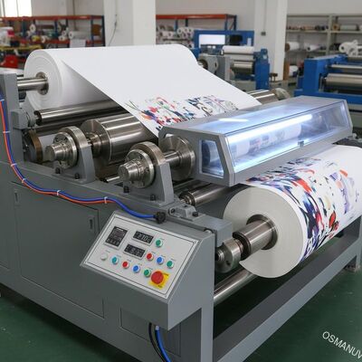 410V Roll To Roll Heat Press Machine , UV Rotary Heat Press Sublimation