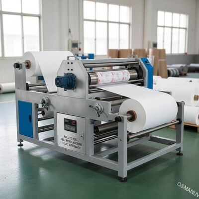 Roll To Roll Heat Press Machine Fully Automatic 50HZ 3m/Min Rotary