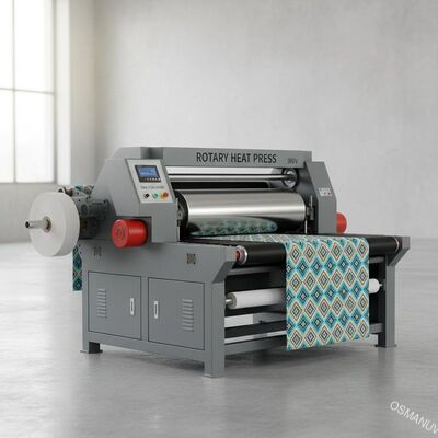 3m/Min 380V Rotary Heat Transfer Machine / Rotary Heat Press Sublimation