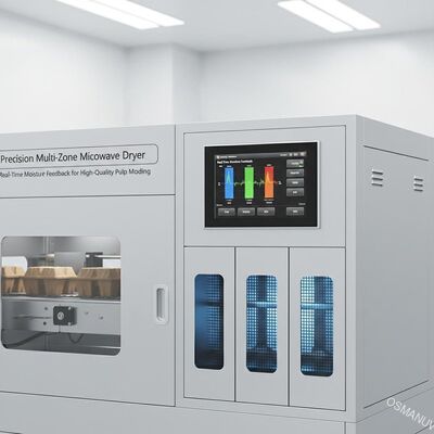 Precision Multi‑Zone Microwave Dryer with Real‑Time Moisture Feedback for High‑Quality Pulp Molding