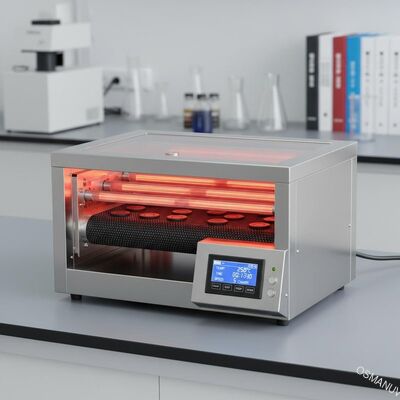 Compact Programmable IR Drying Oven with Conveyor for Continuous R&D Testing