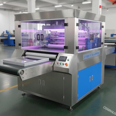 Automatic UV Laminating Machine For Acrylic Sheet Board Glass Decorations