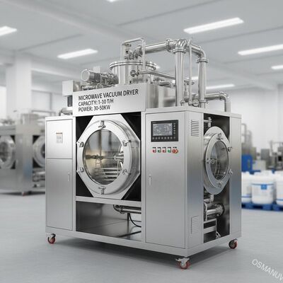 30-50KW Customized Microwave Vacuum Drying Equipment Capacity 1-10T/H