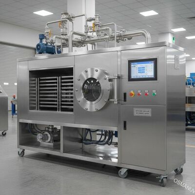 PLC 50KW Microwave Vacuum Drying Equipment 380V Efficient Vacuum Microwave Dryer