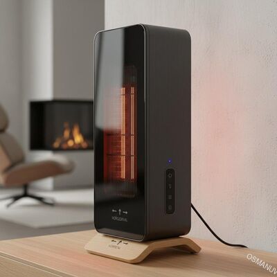 2.5KW Infrared Heating Device with Horizontal/Vertical Air Flow Direction for Heating