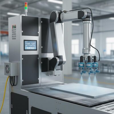 For Steel Plates,Calcium SilicateBoard 4.6KW Power Supply Spray Coating Machine For Long-Lasting Coating Size Customized
