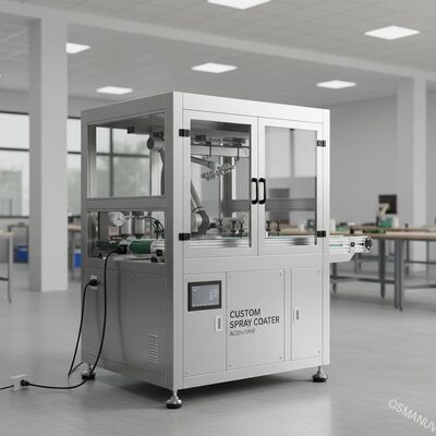 Customized Spray Coating Machine with Dimensions and Power Supply of AC220V/50HZ