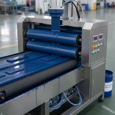 0-20m/Min Heavy Duty Conveyor Roller Coating Equipment With Paint Coating Material