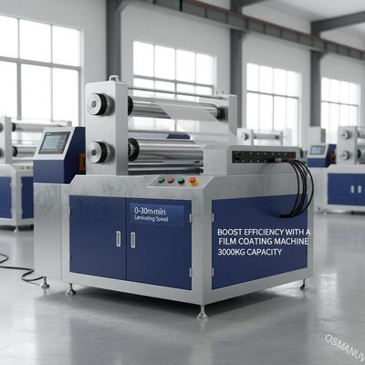 Boost Efficiency with a Film Coating Machine 3000KG Capacity 0-30m/min Laminating Speed
