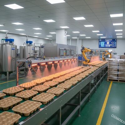 Water Based Barrier Coat Production Line Coating Pulp Molding