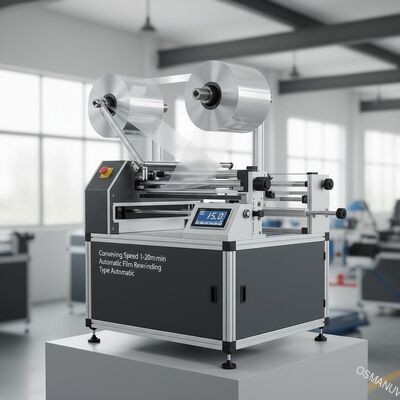 Conveying Speed 1-20m/min Automatic Film Rewinding Type Automatic