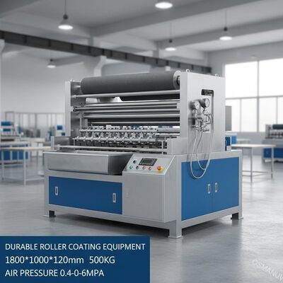 Durable Roller Coating Equipment 1800*1000*1200mm 500kg with Air Pressure 0.4-0.6Mpa