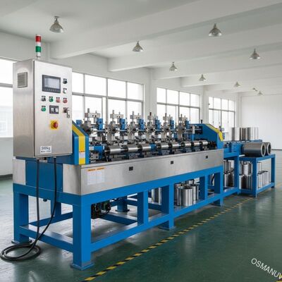 220V/50Hz Power Supply Conveyor Roller Manufacturing Machine 500kg Load Capacity