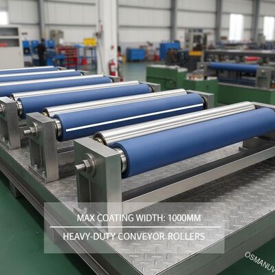 Max Coating Width of 1000mm Heavy Duty Conveyor Rollers for Coating Performance