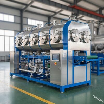 Industrial Microwave Vacuum Drying Equipment 380V 10T/h Capacity