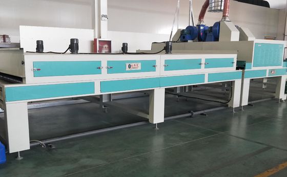 Spot Grass Green UV Coating Line / Auto Print Uv Machine ISO9001 1320mm