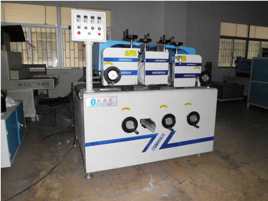 ISO9001 1320mm Width Plastic Metal Three Roll Coating Machine