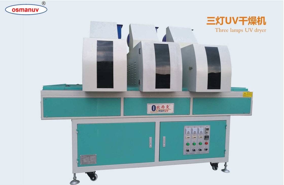 Three Lamps 1387mm UV Curing Lamp 9.7KW With 380V 50HZ Power Supply Voltage For Board, Wood, Aluminum,Iron