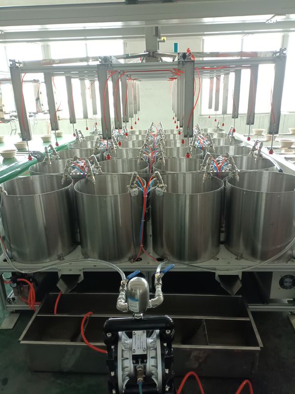 Internal Spin Coating Line for Pulp Molding Products - Fully Automatic Precision Coating System