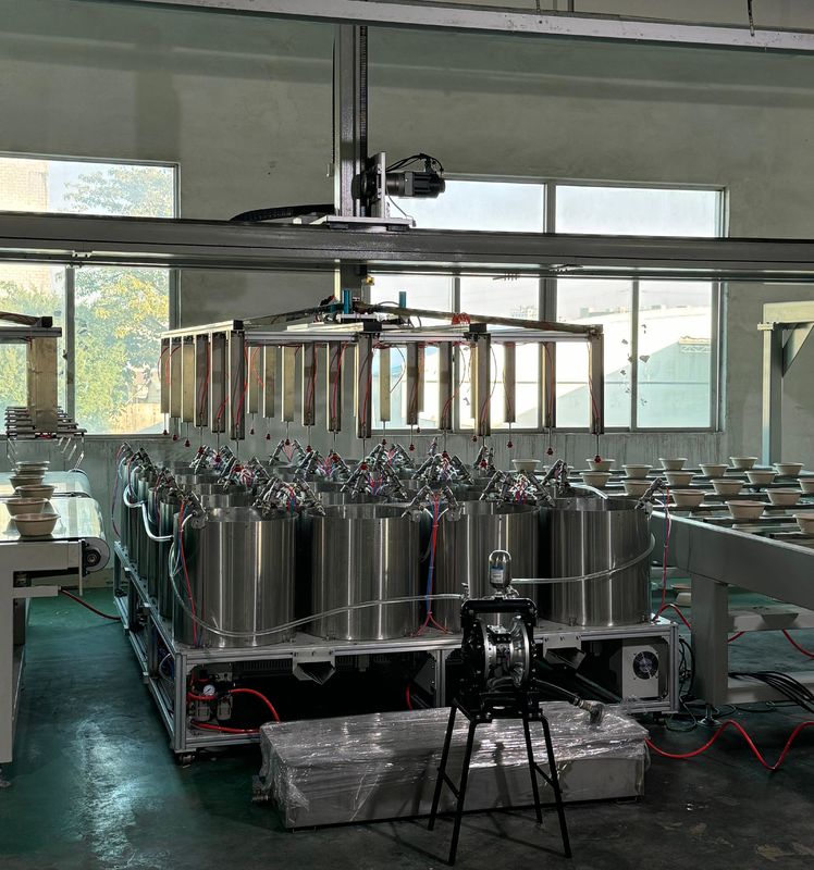  High-Speed Automatic Rotary Coating Line for Pulp Molded Food Packaging - Precision Internal Barrier Solution