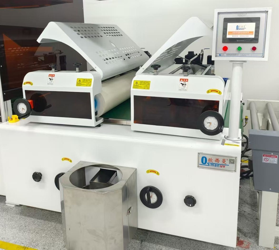 Precision Engineering Tailored Solutions Roller Coating Machine With Forward And Reverse Roller Coating 1320mm Effective Width