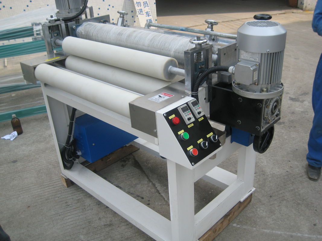 UV Roller Spray Coating Machine For PVC Panel Flat Wood 620Mm KHV Bearing