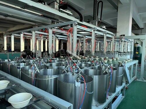 High-Precision Automatic Spin Coating Line for Uniform Pulp Molded Product Interior Coating