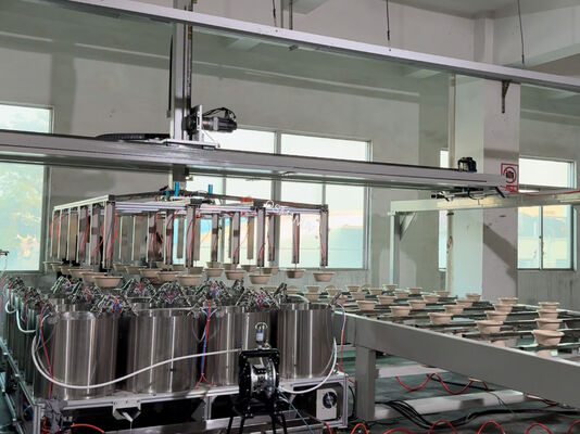 Precision Spin Coating Machine with Uniform 360° Coverage for PFAS-Free Pulp Molding Applications