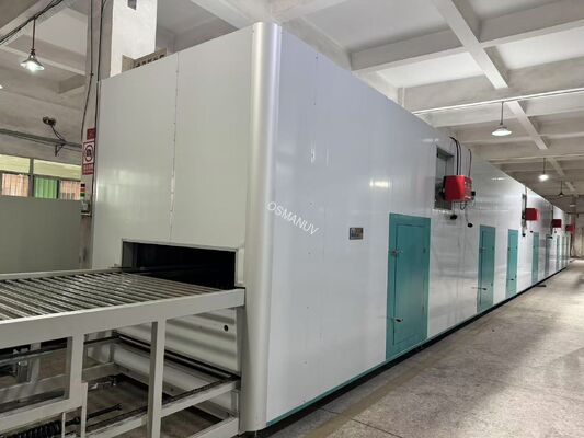 Compact 28m Natural Gas Industrial Drying Machine Line For Large Scale Production