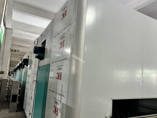 Compact 28m Natural Gas Industrial Drying Machine Line For Large Scale Production