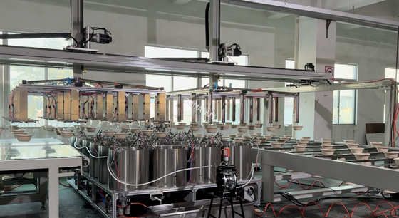 Fully Automatic 24-Station Spin Coater with Customizable Dispense & Spin Speed for High Uniformity and Zero Cross-Contamination