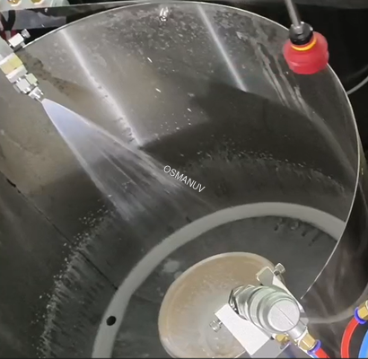 High-Output Spin Coating Production Line for Molded Pulp Tableware - 24-Station Internal Coating System with Customizable Parameters