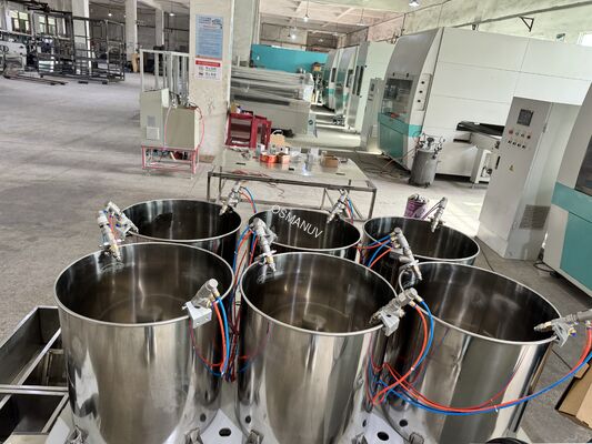 Fiber Bowl Tray Coating For High Temperature Water Hot Oil Proof Six Station Spin Coating Machine For Bamboo Paper Sugar Cane