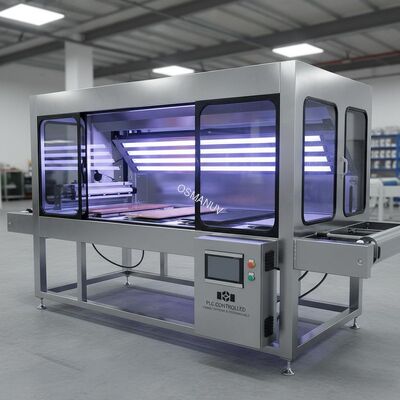 Automated UV Curing System for Wood, Glass & Metal – Energy-Efficient, PLC Controlled & Customizable