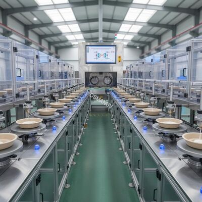 24-Station High-Speed Spin Coating Line with Waterproofing for Pulp Molded Food Containers