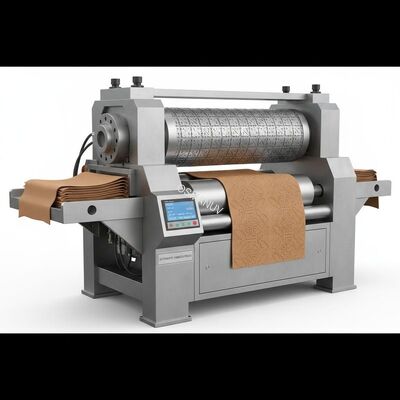 Automatic Embossing Pressing Machine with Customizable Roller Pattern, 600mm Max Embossing Width, and 20 kN/m Max Linear Pressure