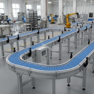 Modular Belt Conveyor System with Customizable Length Width and Height for Automated Production Lines